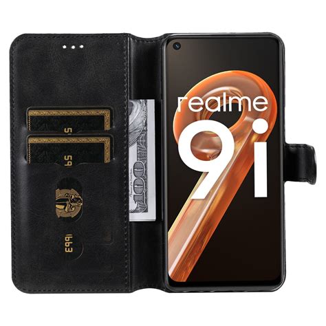 For Oppo Realme I A A A G Classic Calf Texture Flip