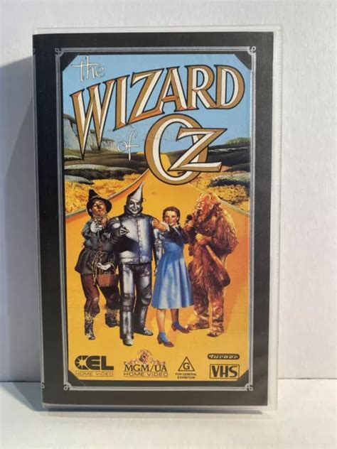 Vintage The Wizard Of Oz Cel Vhs Video Tape Judy Garland Frank