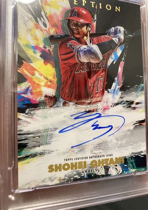 Shohei Ohtani 2020 Topps Inception RESA SO Auto Signature 1 1 PSA 10