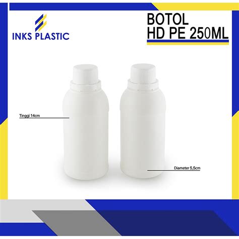 Jual Botol Plastik Labor HD PE 250 Ml 10 Pcs Indonesia Shopee Indonesia