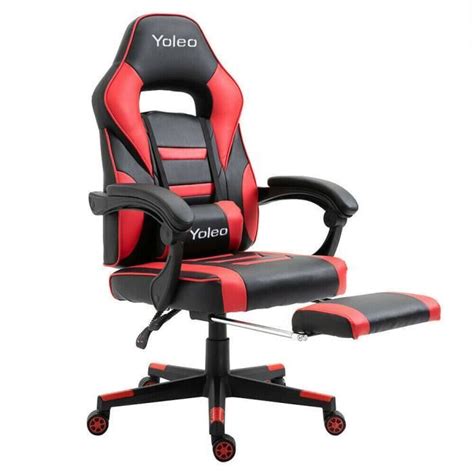 Yoleo Fauteuil De Bureau Gamer Ergonomique Fauteuil Gamer Avec Repose