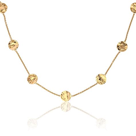 Collar De Oro Amarillo Siete Lunares Scarlett Or Scarlett Ocarat