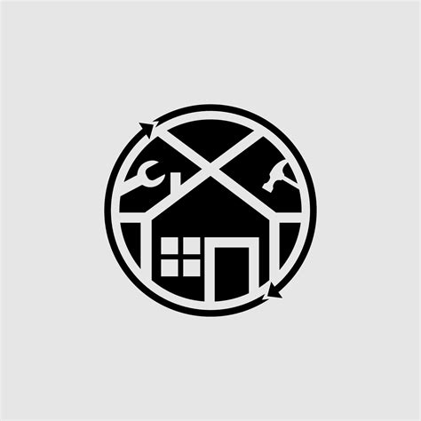 House Repair Logo Design 15482987 Vector Art At Vecteezy