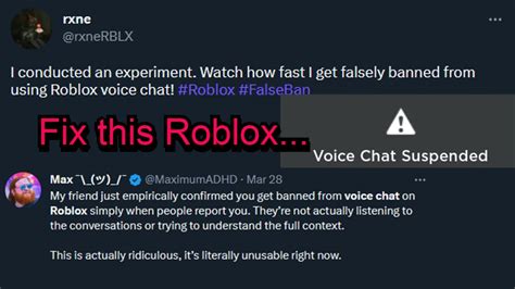 Roblox Now Falsely Bans You For Voice Chat Youtube