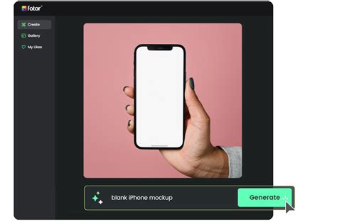 iPhone Mockup Generator: Create iPhone Mockups With AI | Fotor