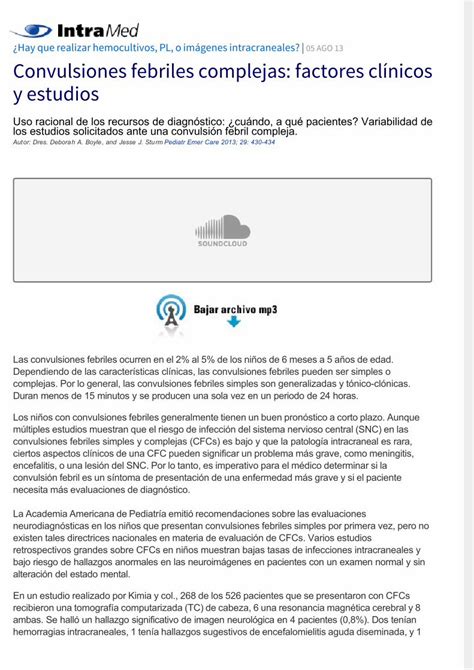 PDF IntraMed Artículos Convulsiones Febriles Complejas Factores