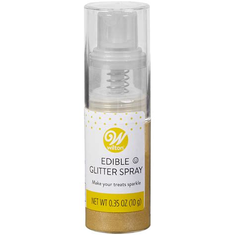 Wilton Edible Gold Glitter Spray 0.35 oz.