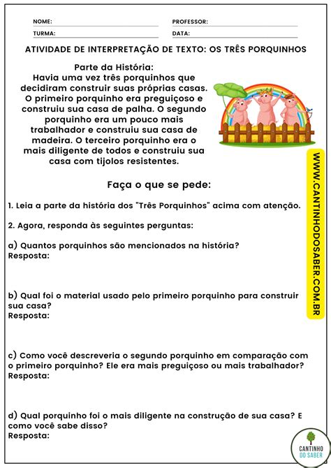 Interpretação De Texto 2 Ano BRAINCP