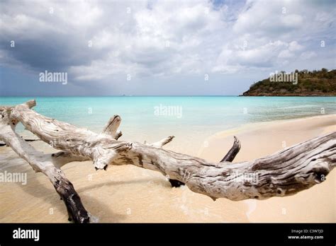 Ffryes Bay Beach In Antigua Stock Photo Alamy