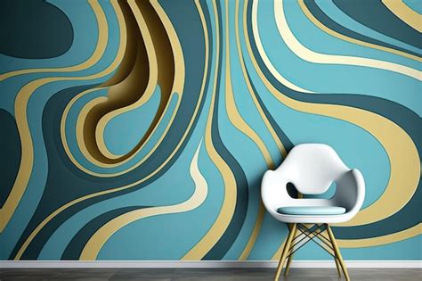 Premium Photo | Geometric abstract wallcoverings