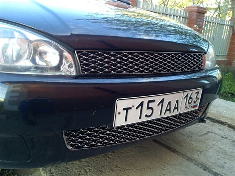 Решетка радиатора — Lada Калина Хэтчбек (1G), 1,6 л, 2012 года ...