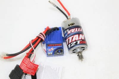 Traxxas Brushed Combo 3018R Fahrtregler XL 5 60A 3785 Motor Titan 12T 550