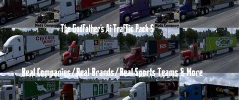 Ats The Godfather S Ats Ai Traffic Pack V Trucks Trailer Mods