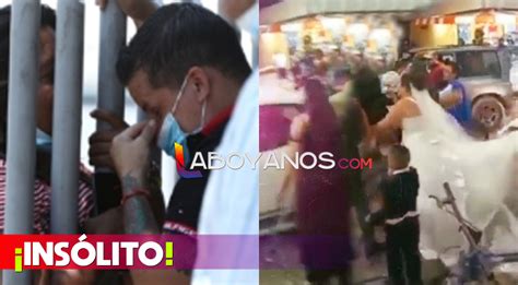 Policía irrumpe en plena boda y se lleva al novio por deber la cuota