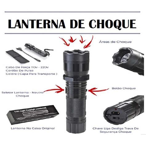 Atacado Kit Lanterna T Tica Taser Forshooter Militar E T Tico