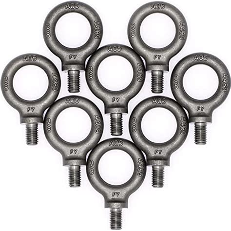 Snapklik 8 Pcs Lifting Shoulder Eye Bolts 3 8 16 X 5 8