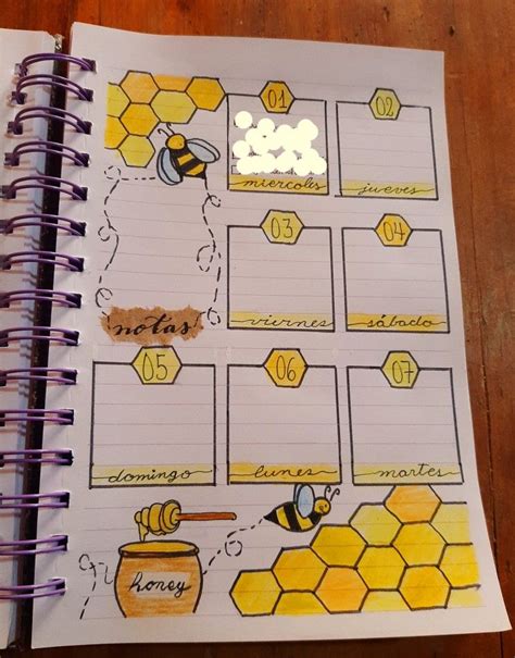 Registro Semanal Tem Tica Abejas Dibujitos Sencillos Mapas De Ideas