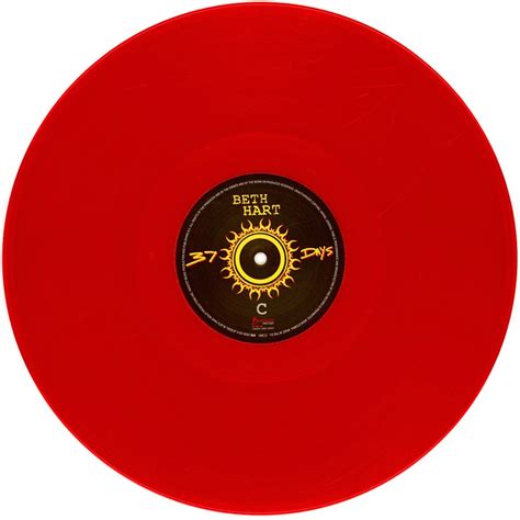 Beth Hart - 37 Days Vinyl Edition Transparent Red Vinyl Edition - Vinyl ...