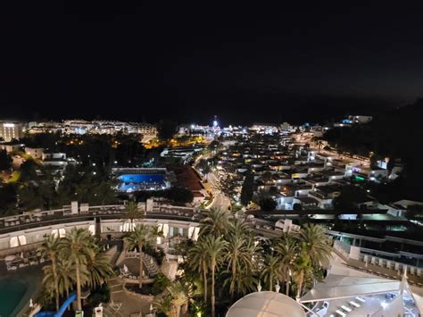 Nächtlicher Blick von der Gloria Palace San Agustin Thalasso