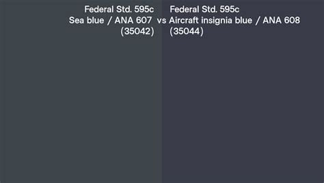 Federal Std C Sea Blue Ana Vs Aircraft