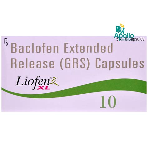 Liofen Xl Capsule Uses Side Effects Price Apollo Pharmacy