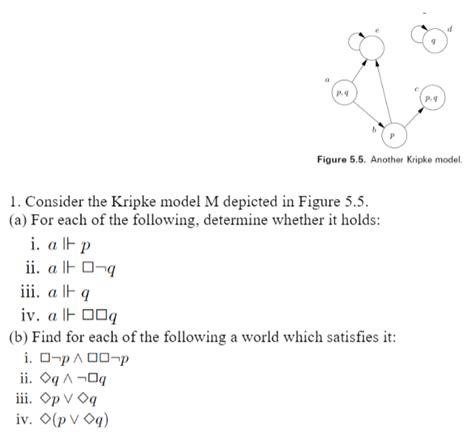 P Figure Another Kripke Model Consider The Chegg