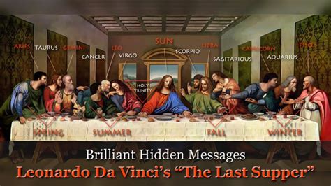 Leonardo Da Vincis Hidden Messages In The Last Supper” Youtube