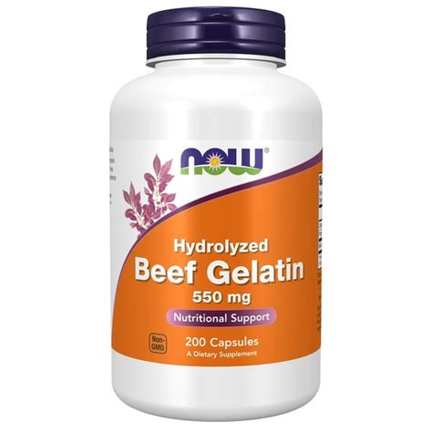 Beef Gelatin 550 Mg 200 Capsules