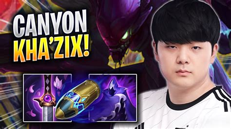 Canyon Is So Clean With Kha Zix Dk Canyon Plays Kha Zix Jungle Vs