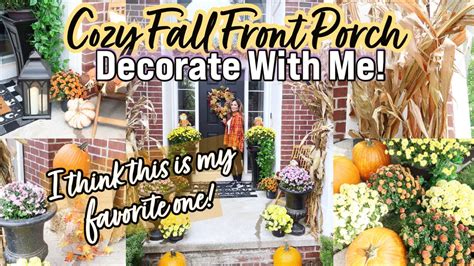 New Cozy Fall Porch Decorate With Me For Fall 2022 Fall Decorating