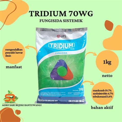 Jual Tridium Wg Kg Fungisida Sistemik Shopee Indonesia