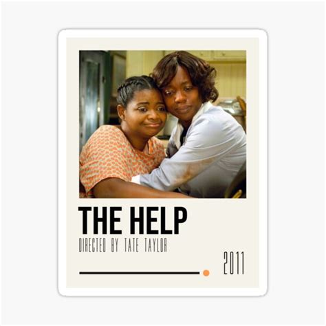 "The Help Movie Poster Sticker" Sticker by watsoncambrey | Redbubble