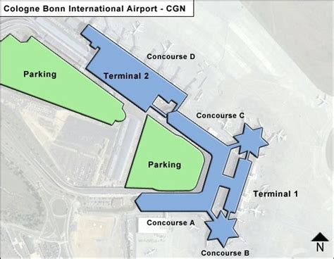 Cologne Bonn Airport Map Guide To CGN S Terminals