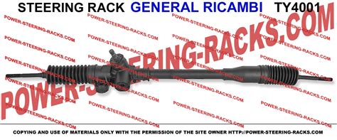 TY4001 - Power Steering Racks and oil seals