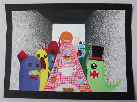 Monster Tea Party by RainbowJarness on deviantART