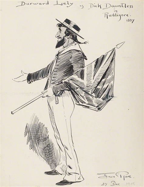 A Drawing Of A Man With A Cane And Top Hat Holding An American Flag In