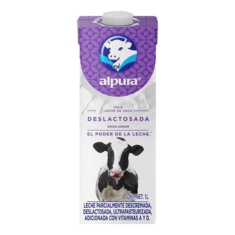 Leche Alpura Deslactosada 1 L Walmart