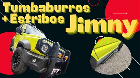 Tumbaburros LED Estribos CSA Para Suzuki Jimny YouTube