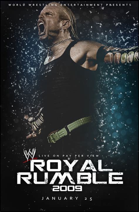 WWE Royal Rumble 2009 Poster by SaintMichael on DeviantArt