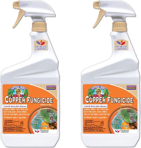 Amazon Bonide Copper Fungicide Rtu Natural 1 Qt Patio Lawn Garden