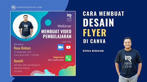 Cara Membuat Desain Flyer Menarik Dengan Canva Terbaru Youtube