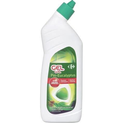 Gel WC javel pin eucalyptus CARREFOUR EXPERT le flacon de 750mL à