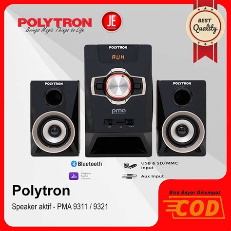 Jual Polytron Pma 9311 Speaker Multimedia Bluetooth Shopee Indonesia