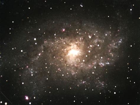 Photographing the Triangulum Galaxy