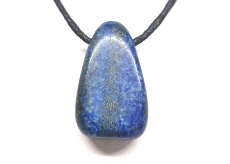 Lapis Lazuli Pendentif Pierre Percée Autres modèles 2 5cm 10gr