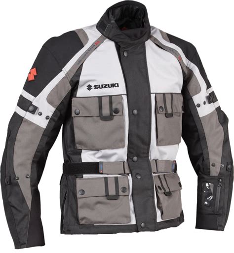 Genuine Suzuki Mens Enduro Textile Riding Jacket Waterproof Breathable