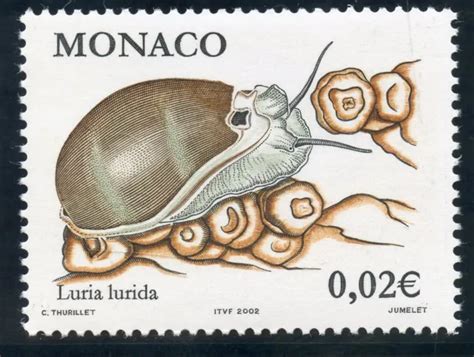 Timbre De Monaco N Faune Poissons Et Coquillages Luria