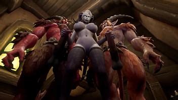 Chica demonio obtiene doble penetración Devils Parodia de warcraft XVIDEOS