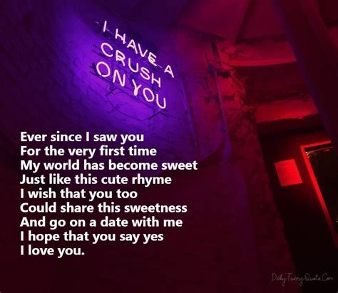 40 Crush Poems - I Love You Poems for Her From The Heart – DailyFunnyQuote