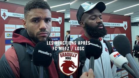 Réactions de Matthieu Udol et Didier Lamkel Zé après FC Metz LOSC